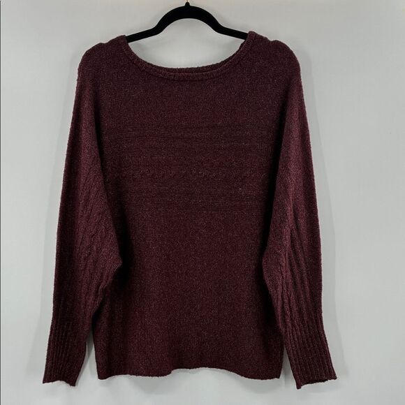 Maurices Sweaters - 3For$20 Maurices Deep Burgundy Crew Neck Sweater NWOT Soft size Large